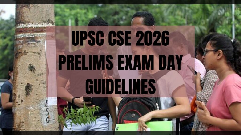 UPSC CSE 2026 prelims on May 24: Black ballpoint pen, watches – checklist for exam day