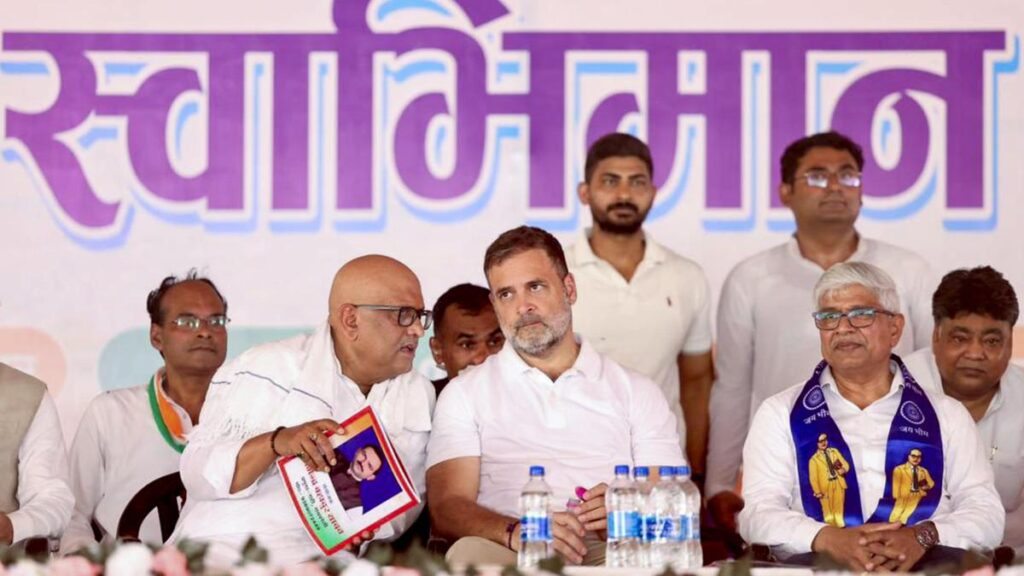 Modi, Shah are traitors who are attacking the Constitution, says Rahul at Rae Bareli meet
