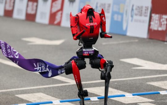 Humanoid robots race past humans in Beijing half-marathon, showing rapid advances