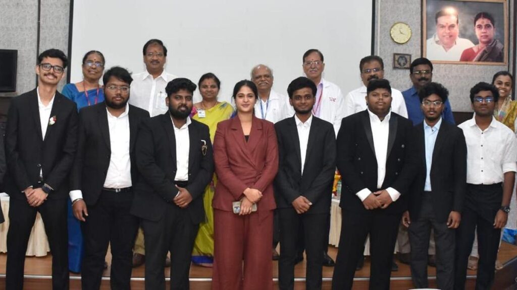 Students of Sri Ramachandra Sri Ramachandra Institute develop health app