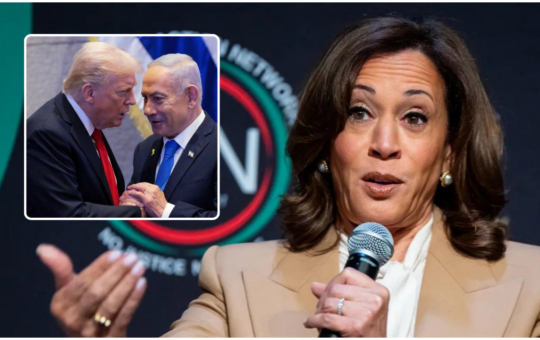 Kamala says Trump was ‘pulled into’ Iran war by Bibi, calls it a distraction