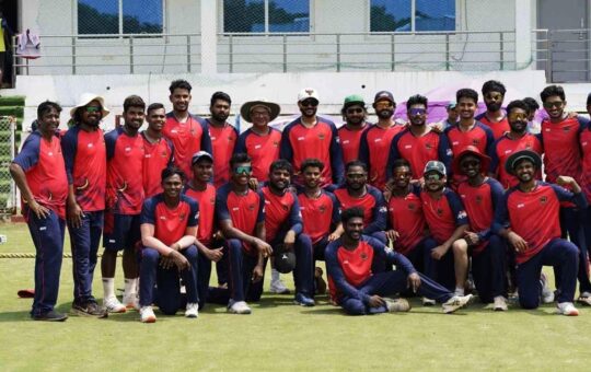 India all-rounder Nitish Reddy trains with APL team in Vizianagaram