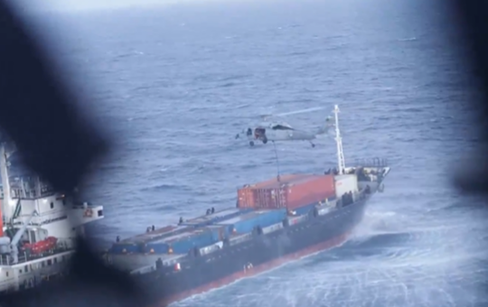 U.S. Marines board merchant ship in Arabian Sea suspected to be headed to Iran