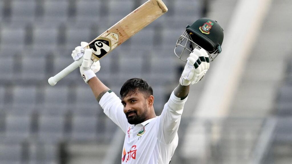 Litton Das century rescues Bangladesh on opening day of second test against Pakistan