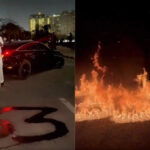 सोशल मीडिया प्रसिद्धि के लिए मुंबई में शख्स ने जन्मदिन पर सड़क को जला दिया, किया ’33’ का नाटक