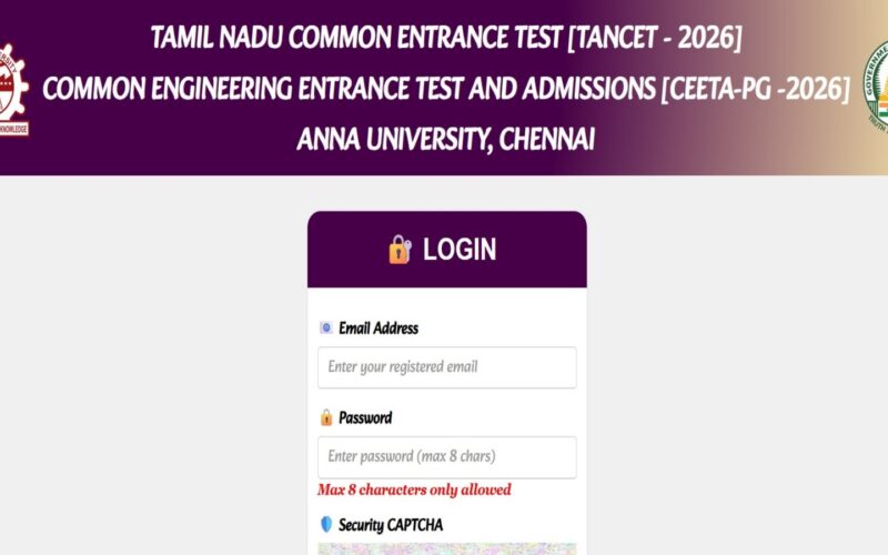 TANCET CEETA PG Results 2026 Out: Steps to check at tancet.annauniv.edu