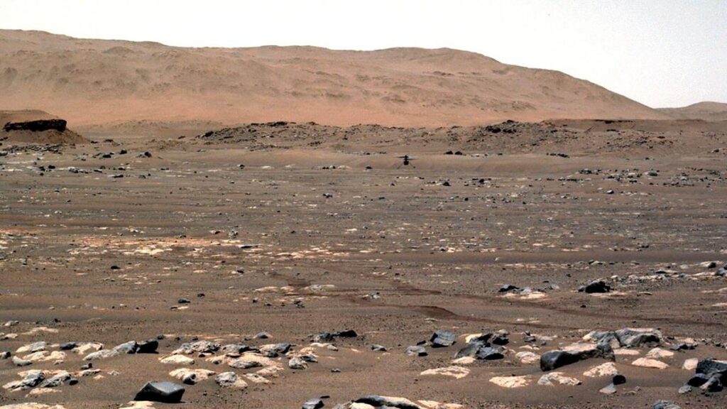 Ingenuity, the helicopter that flew over Mars