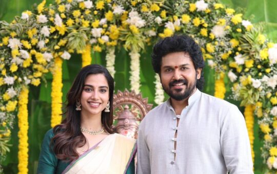 Karthi’s Tamil-Telugu bilingual, co-starring Meenakshi Chaudhary, goes on floors